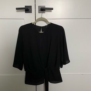 Black fancy blouse